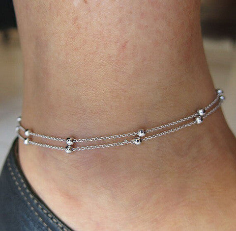 Barefoot Beach Double Chain Bracelet